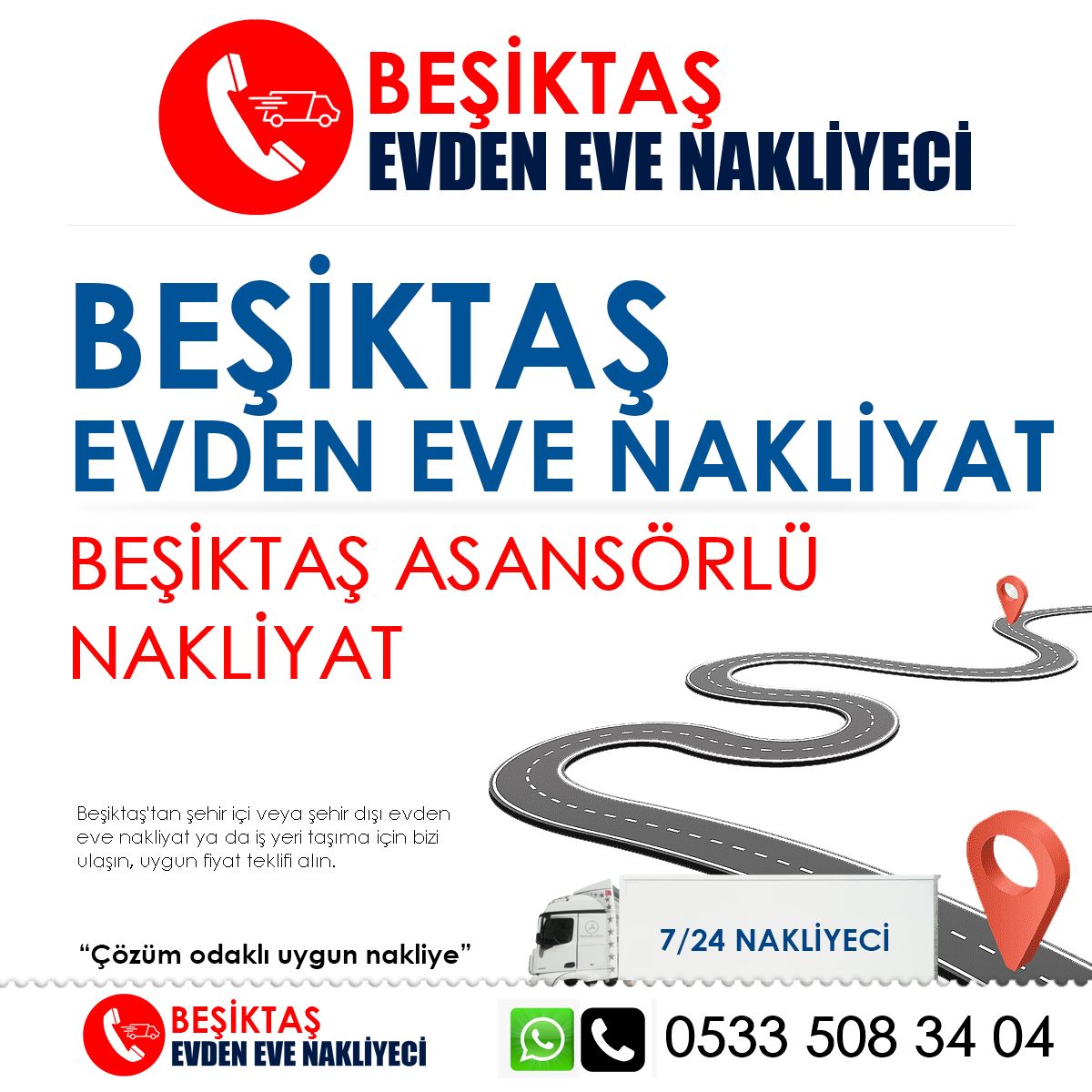 Beşiktaş Asansörlü Nakliyat : Kapak Görseli